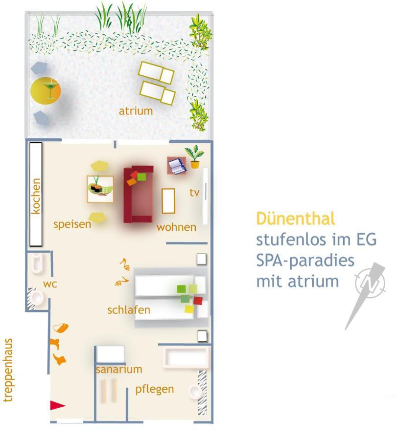 De Luxe Suite Duenenthal Norderney Exterior foto